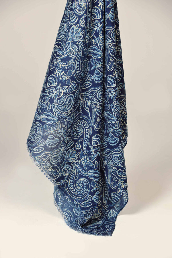 Blue Women Scarf-436652108