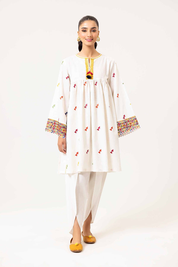 2 Piece - Dyed Embroidered Suit - 42402143