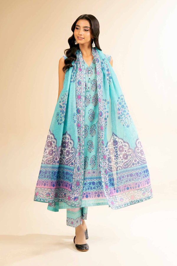 3 Piece - Digital Printed Suit - 42501207