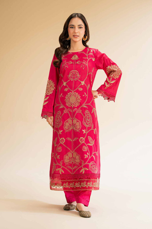 2 Piece - Dyed Embroidered Suit - 42501260