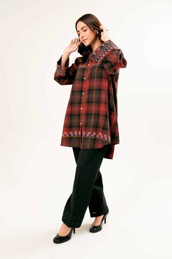 Printed Embroidered Tunic - AW24-42