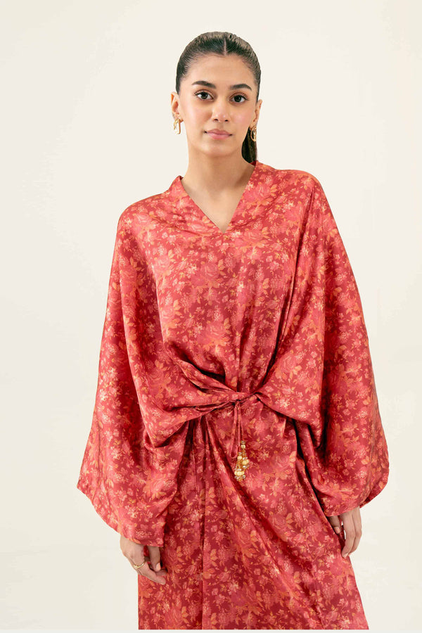 Printed Kimono Dress - FW24-58