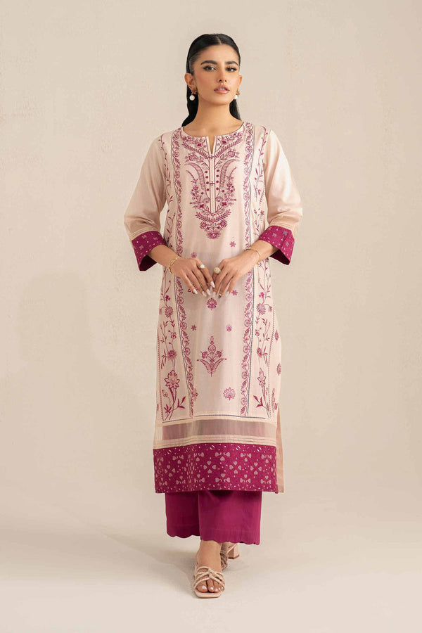 2 Piece - Embroidered Suit - KFS25-35