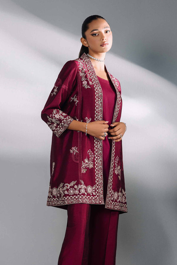 3 Piece - Embroidered Suit - KFW24-83