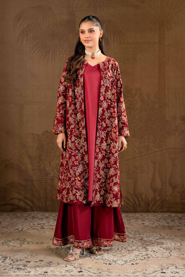 3 Piece - Embroidered Suit - KFW24-13