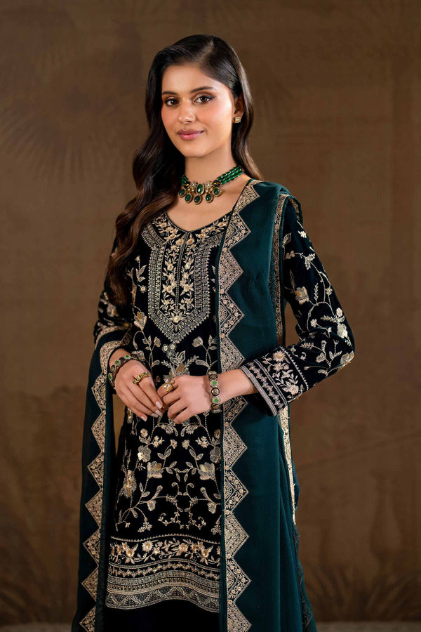 3 Piece - Embroidered Suit - KFW24-26