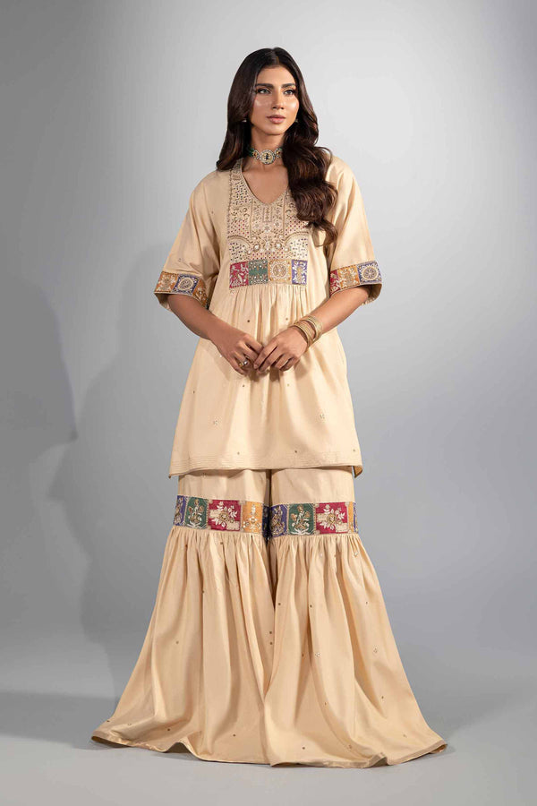 2 Piece - Embroidered Suit - KFW24-38