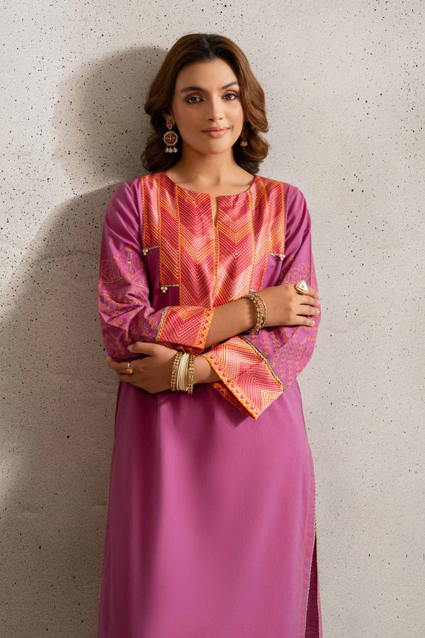 2 Piece - Embroidered Suit - PE25-109