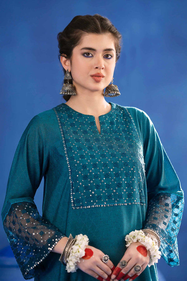 2 Piece - Embroidered Suit - PE25-122