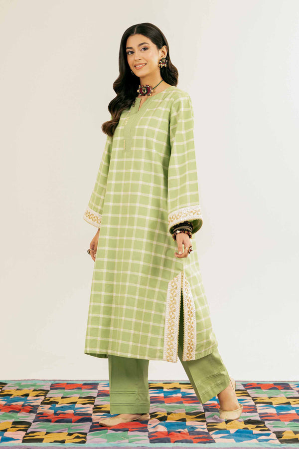 2 Piece - Embroidered Suit - PE25-130