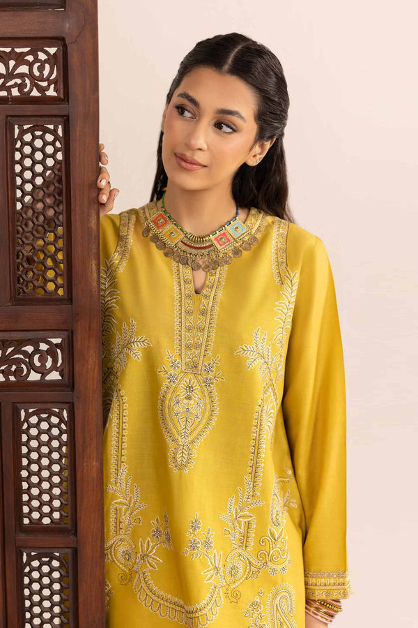 2 Piece - Embroidered Suit - PE25-161