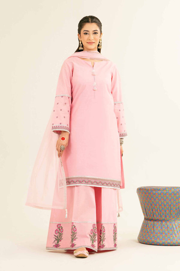 3 Piece - Embroidered Suit - PE25-249