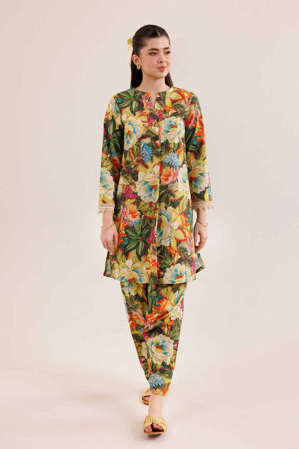 2 Piece - Printed Suit - PE25-322