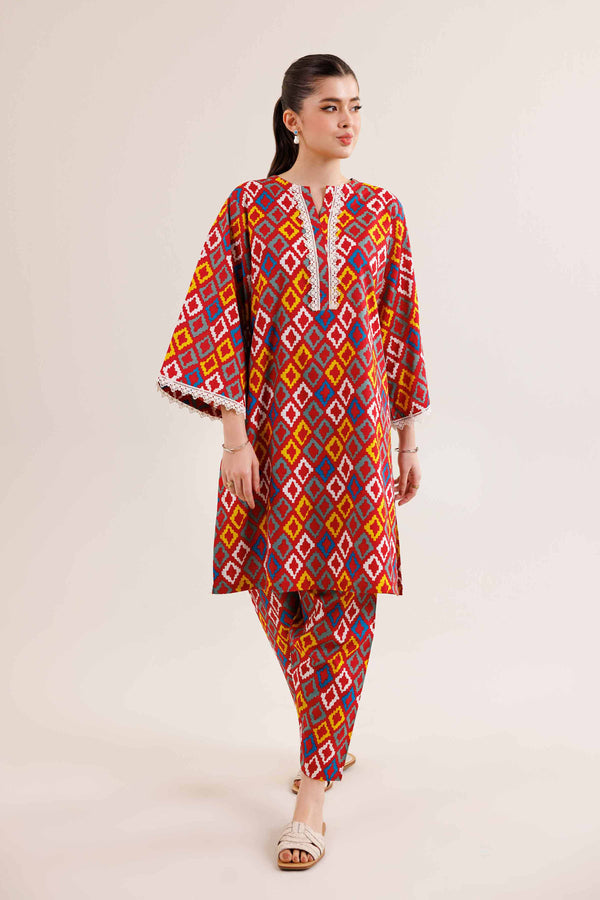 2 Piece - Printed Suit - PE25-369