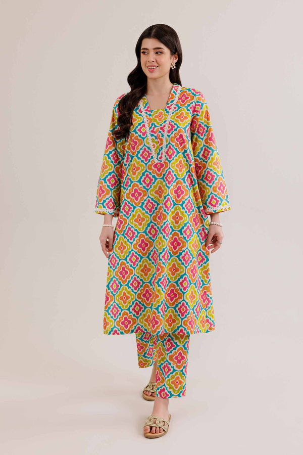 2 Piece - Printed Suit - PE25-373