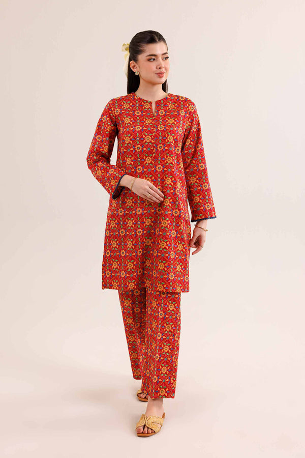 2 Piece - Printed Suit - PE25-435