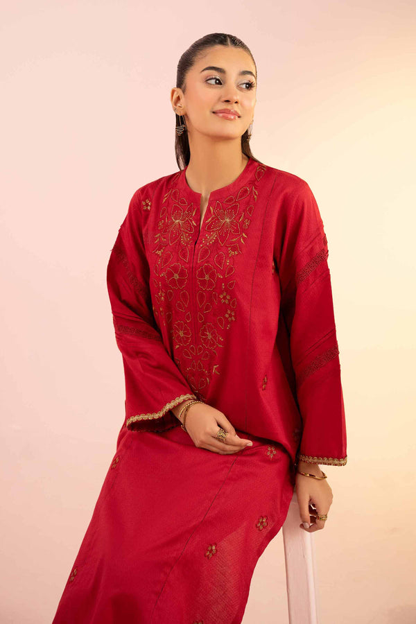 2 Piece - Embroidered Suit - PS25-24