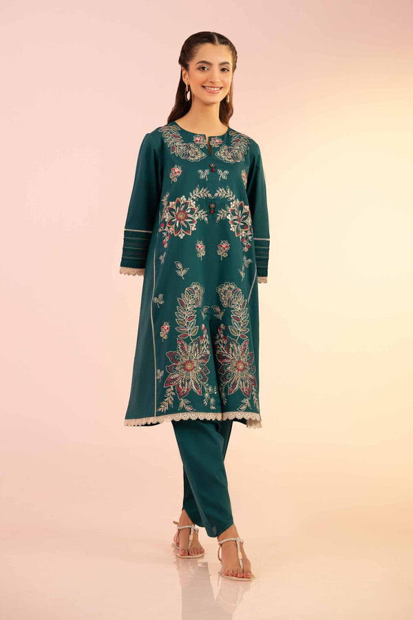 2 Piece - Embroidered Suit - PS25-39