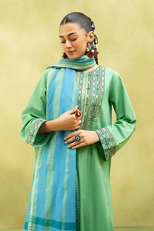 2 Piece - Embroidered Suit - PS25-92