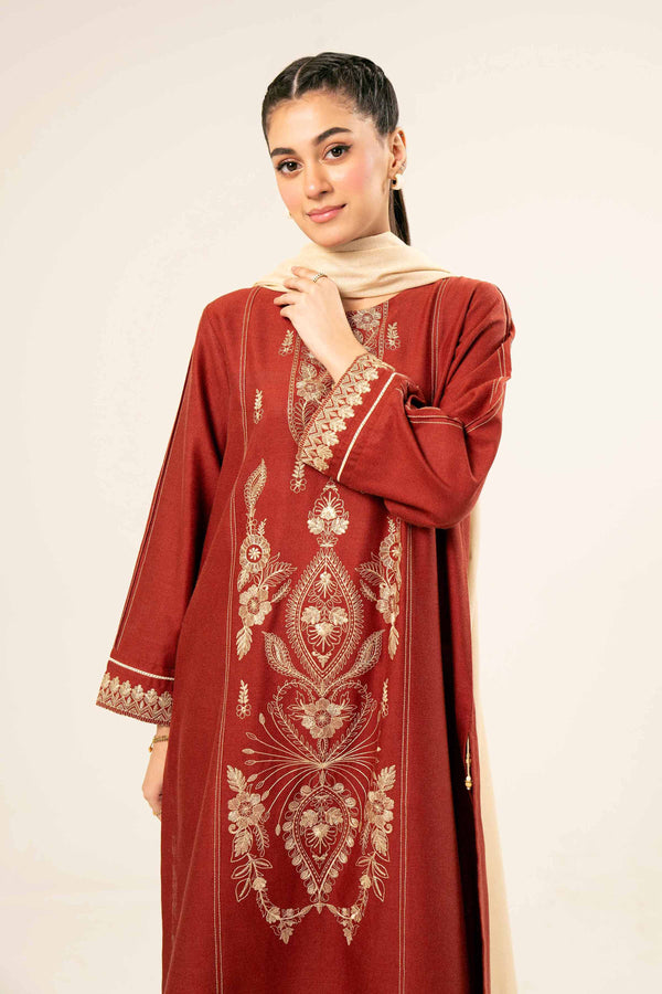 3 Piece - Embroidered Suit - PW24-282